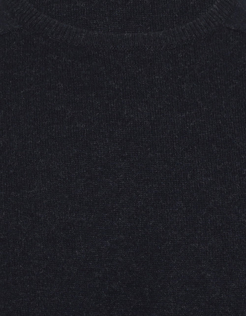 Pullover Lamswol ronde hals | Oxford Blue