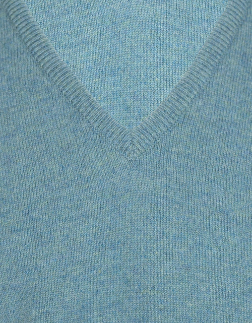 William Lockie Pullover Lamswol V-hals | Lovat