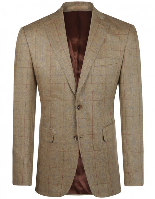 Silk Blazer | Brown