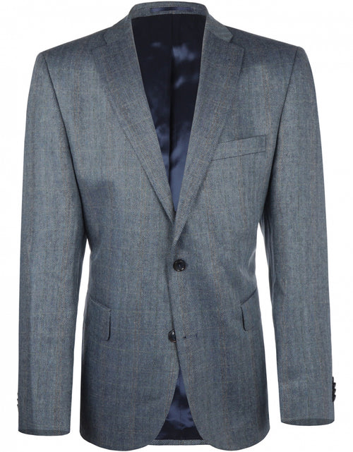 Silk Blazer | Blue