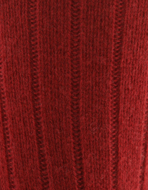 Luxury Cashmere Socks | Red