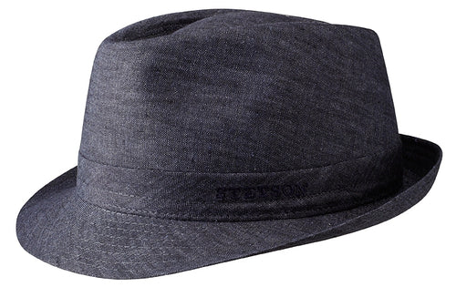 Trilby Hats Linen | Dark Grey