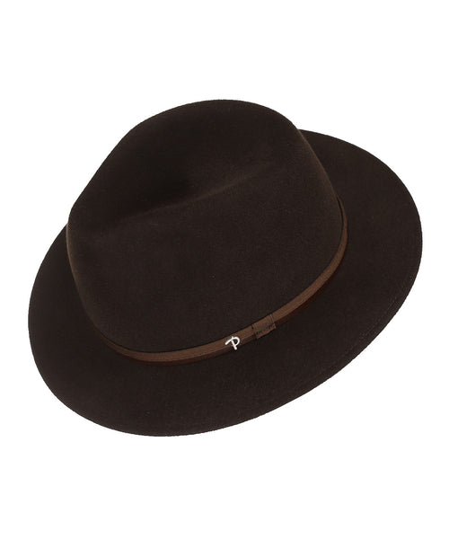 Sporty Italian Hat Hair Felt | Brown