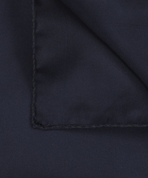 Pocket Square Silk Uni | Navy