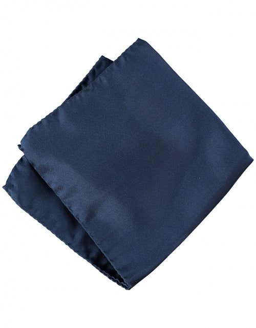 Pocket Square Silk Uni | Navy