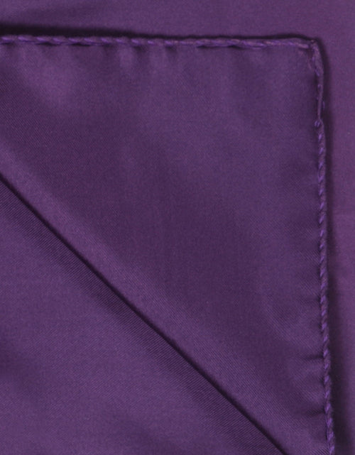 Pocket Square Silk Uni | Purple