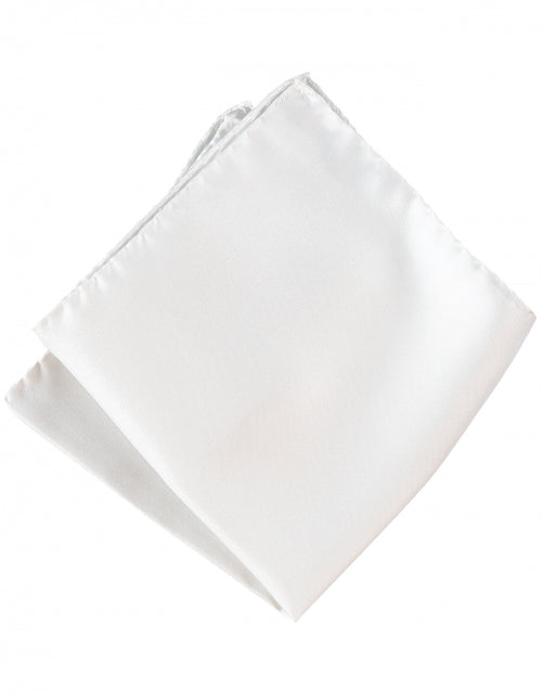 Pocket Square Silk Uni | White