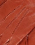 Leather Glove with Cashmere Lining | Brown