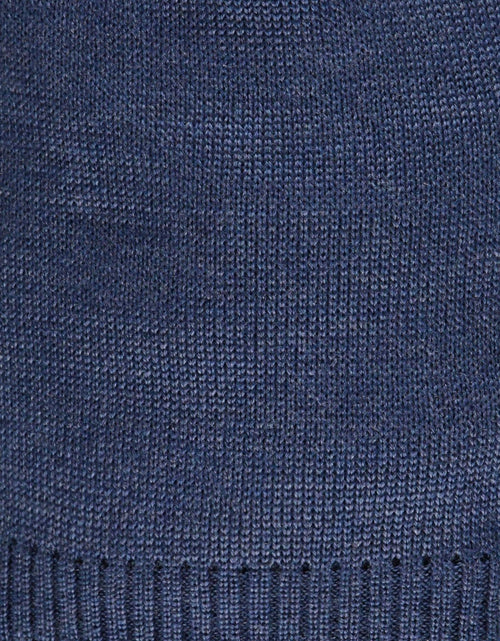 Wollen Beanie | Denim Blauw