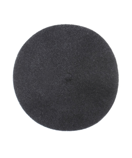 Wool Beret | Anthracite Grey