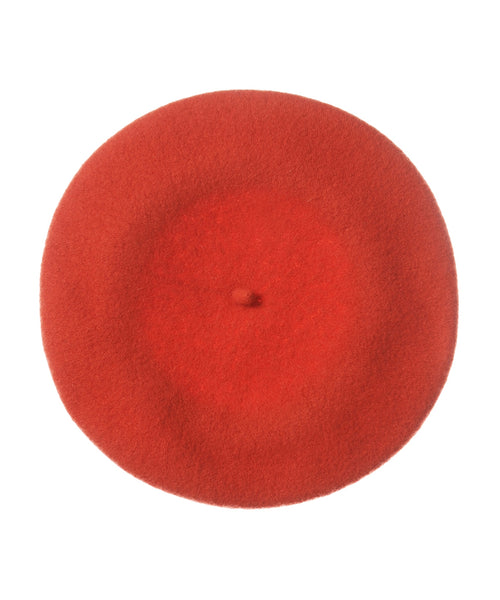 Wool Beret | Orange