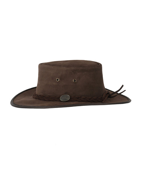 Suede Outdoor Hat | Brown