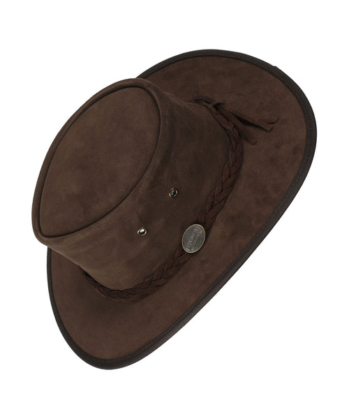 Suede Outdoor Hat | Brown