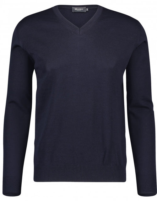 Pullover Merino wool v-neck | Navy