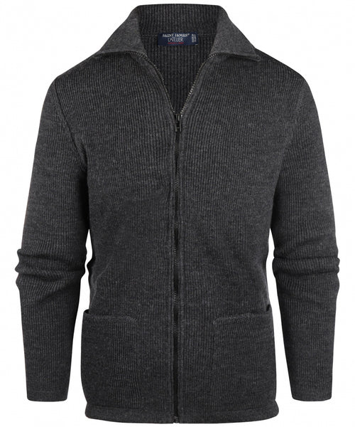 Saint James Zip Vest Quiberon III | Anthracite Grey