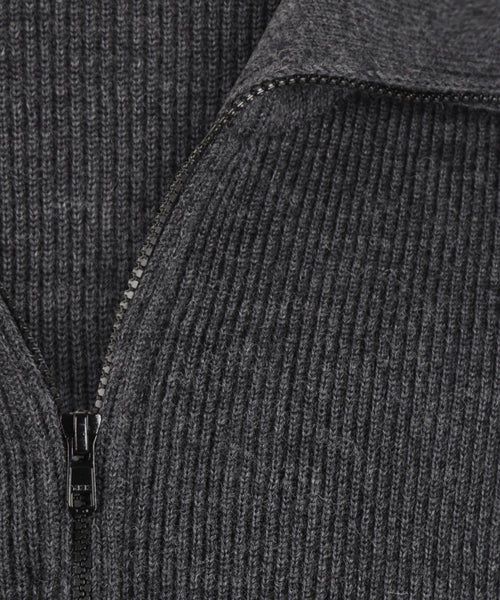 Saint James Zip Vest Quiberon III | Anthracite Grey