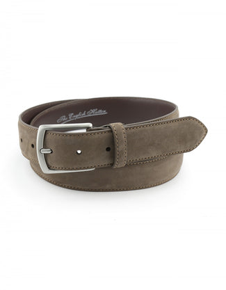 Verfijnde suede riem | Bruin