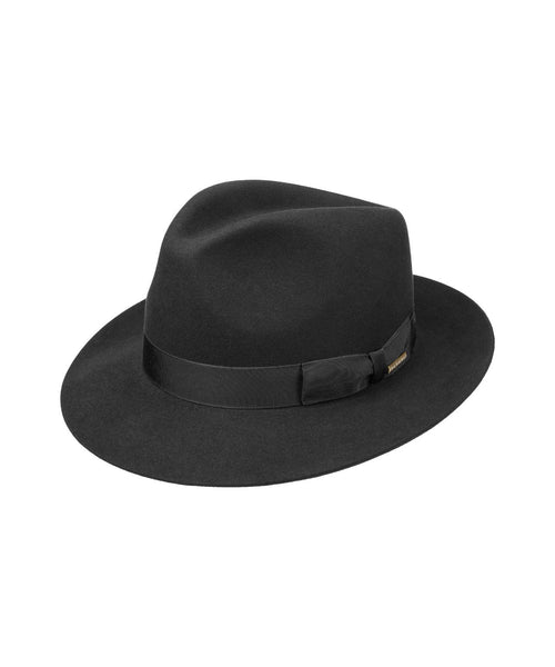 Stetson Fedora Furfelt | Black