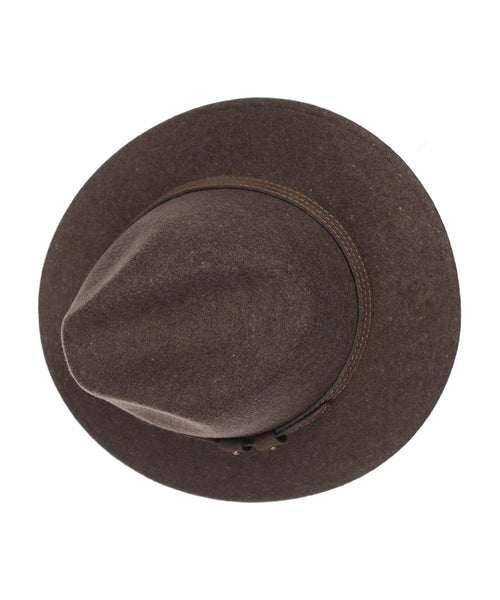 Sporty Wool Felt Hat | Brown