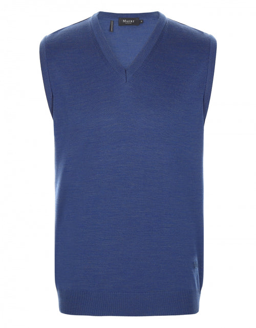 Merino wool slipover | Blue