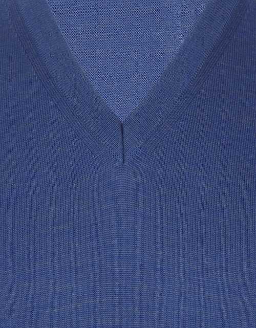 Merino wool slipover | Blue