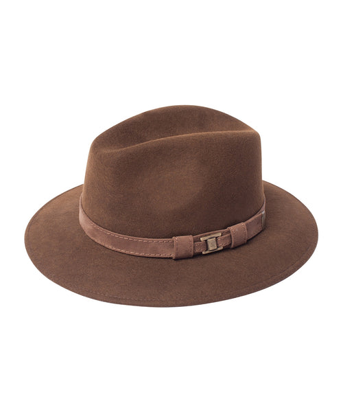 Sporty Wool Felt Hat | Brown