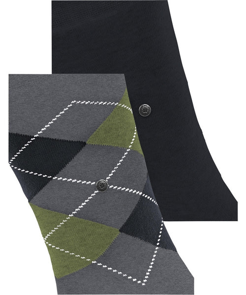 Everyday Argyle Mix 2-Pack Men's Socks | Grey