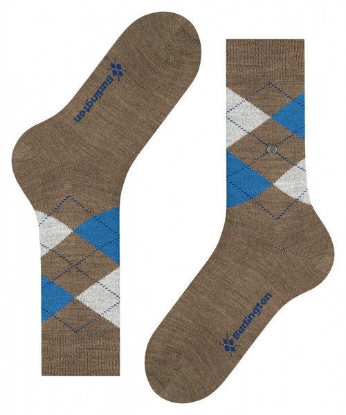 Marylebone women's socks | Brown