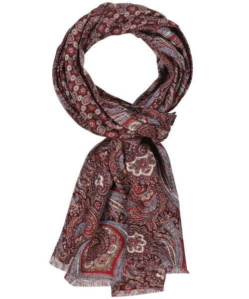 Scarf Double Silk | Red