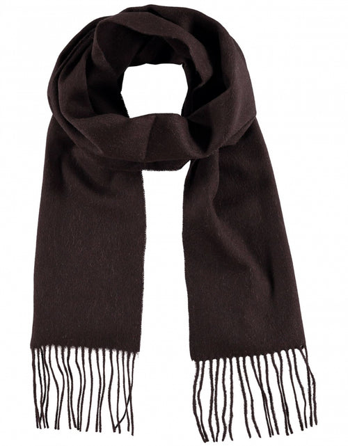 Scarf Lambswool 190x30 | Brown