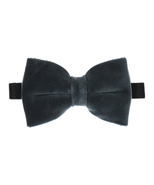 Velvet velour bowtie | Grey