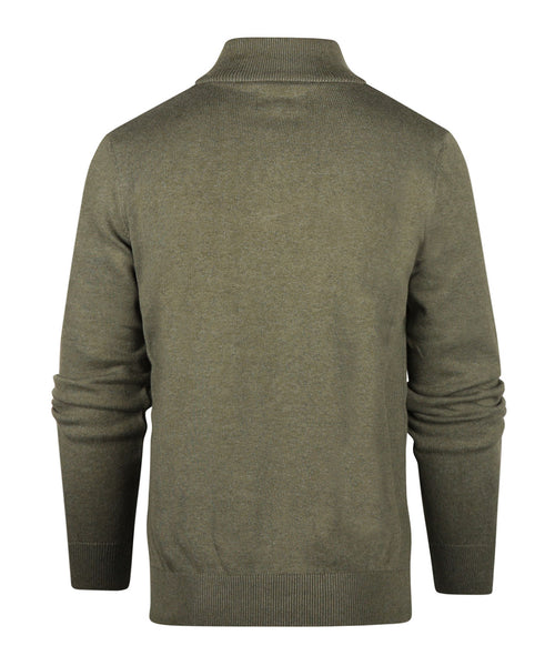 Barbour Cotton Half Zip Pullover | Groen