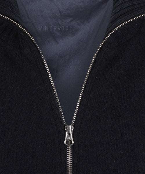 Zip Vest Men | Navy Blue