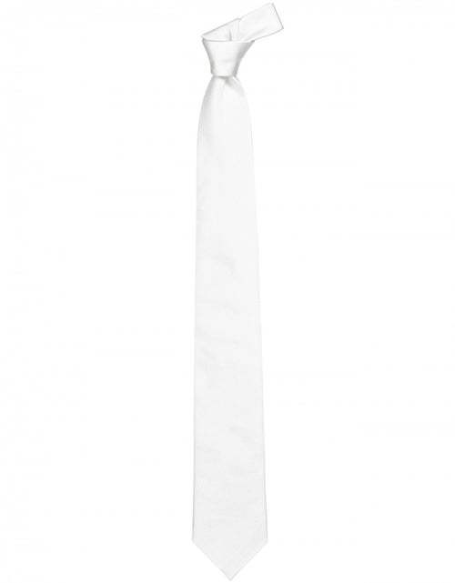 Uni Silk Tie | White