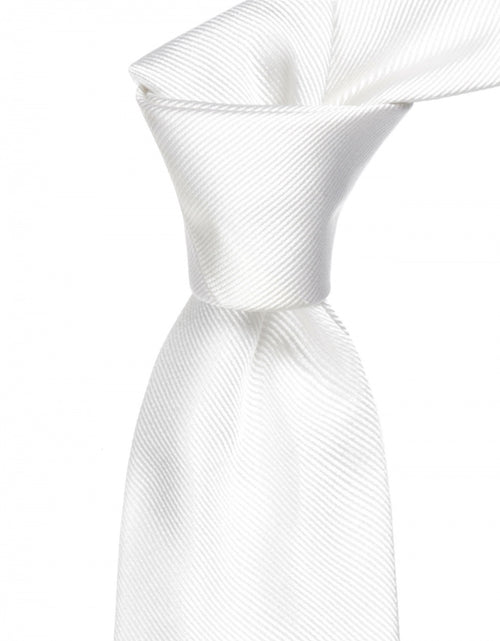 Uni Silk Tie | White