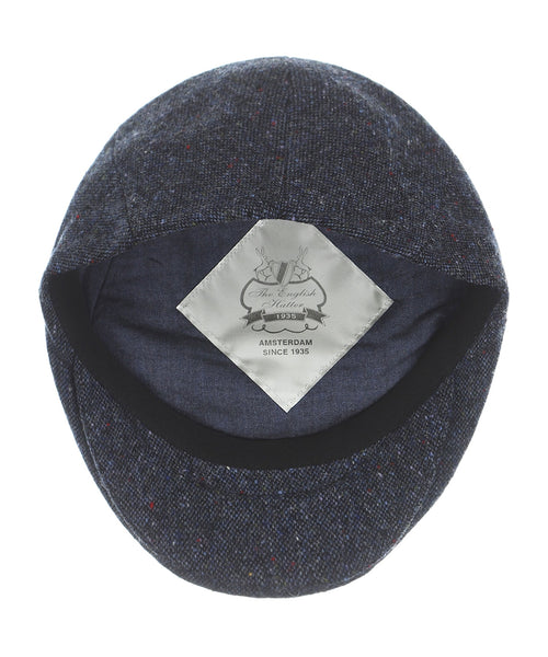 Tweed Cap pet | Blauw