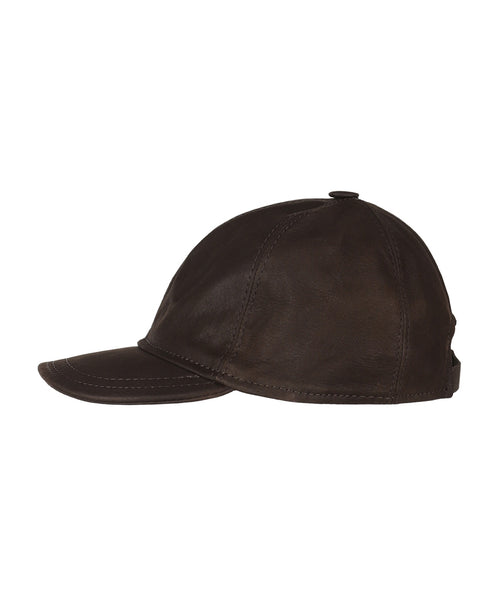 Baseball Cap Leather | Brown