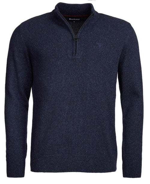 Tisbury High Zip Sweater | Navy Blue