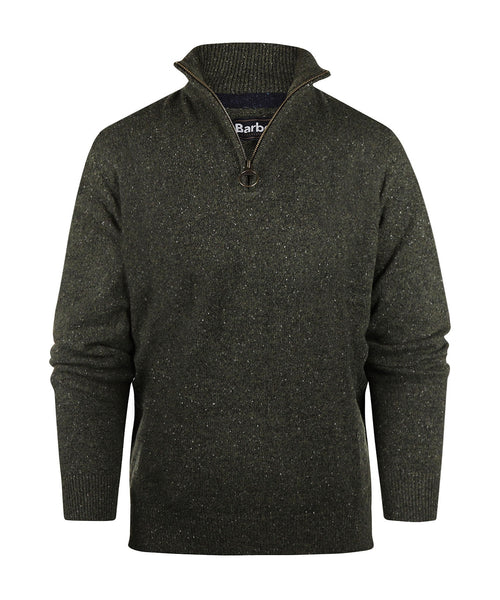 Tisbury High Zip Sweater | Green