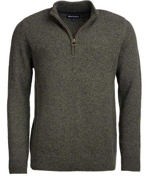 Tisbury High Zip Sweater | Green