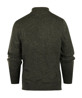 Tisbury High Zip Sweater | Green