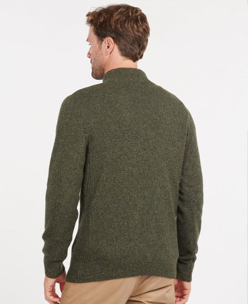 Tisbury High Zip Sweater | Green