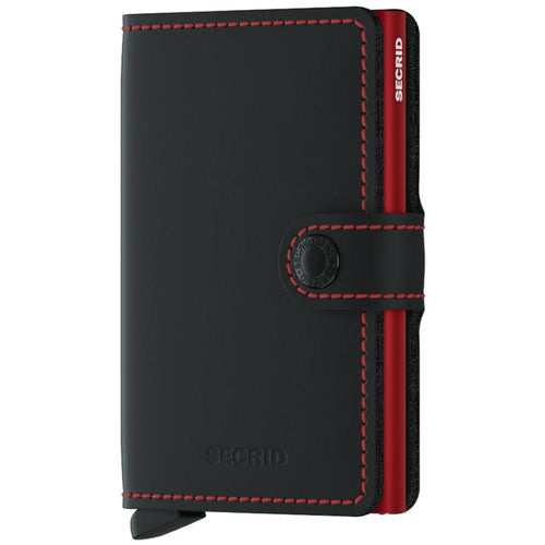 Secrid Miniwallet | Matte Black&Red