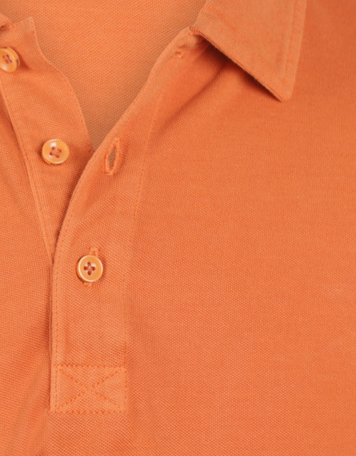 Polo washed short sleeve | Orange