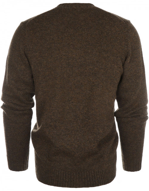 Alan Paine Shetland Pullover Ronde Hals | Groen