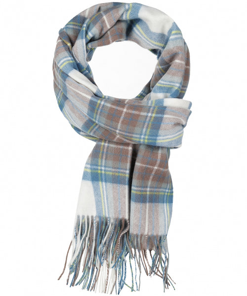 Scarf lambswool 190x48 | Blue