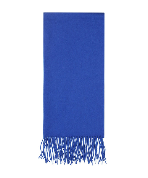 Scarf lambswool 190x48 | Blue