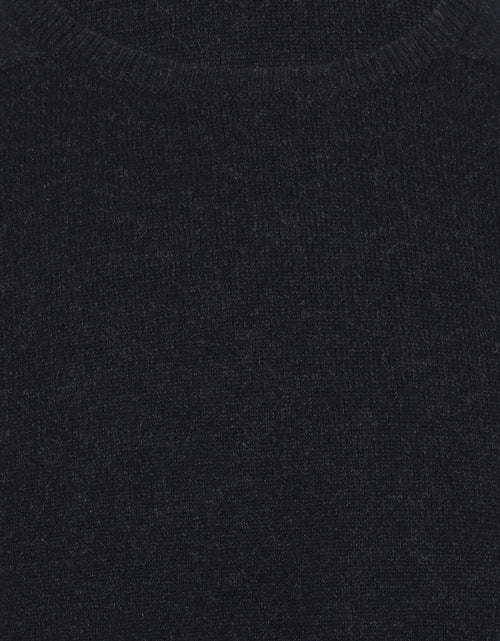 Pullover Lamswol ronde hals | Oxford Blue