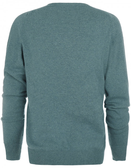 William Lockie Pullover Lamswol V-hals | Caspian