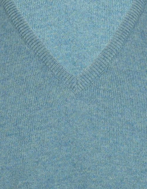 William Lockie Pullover Lamswol V-hals | Lovat